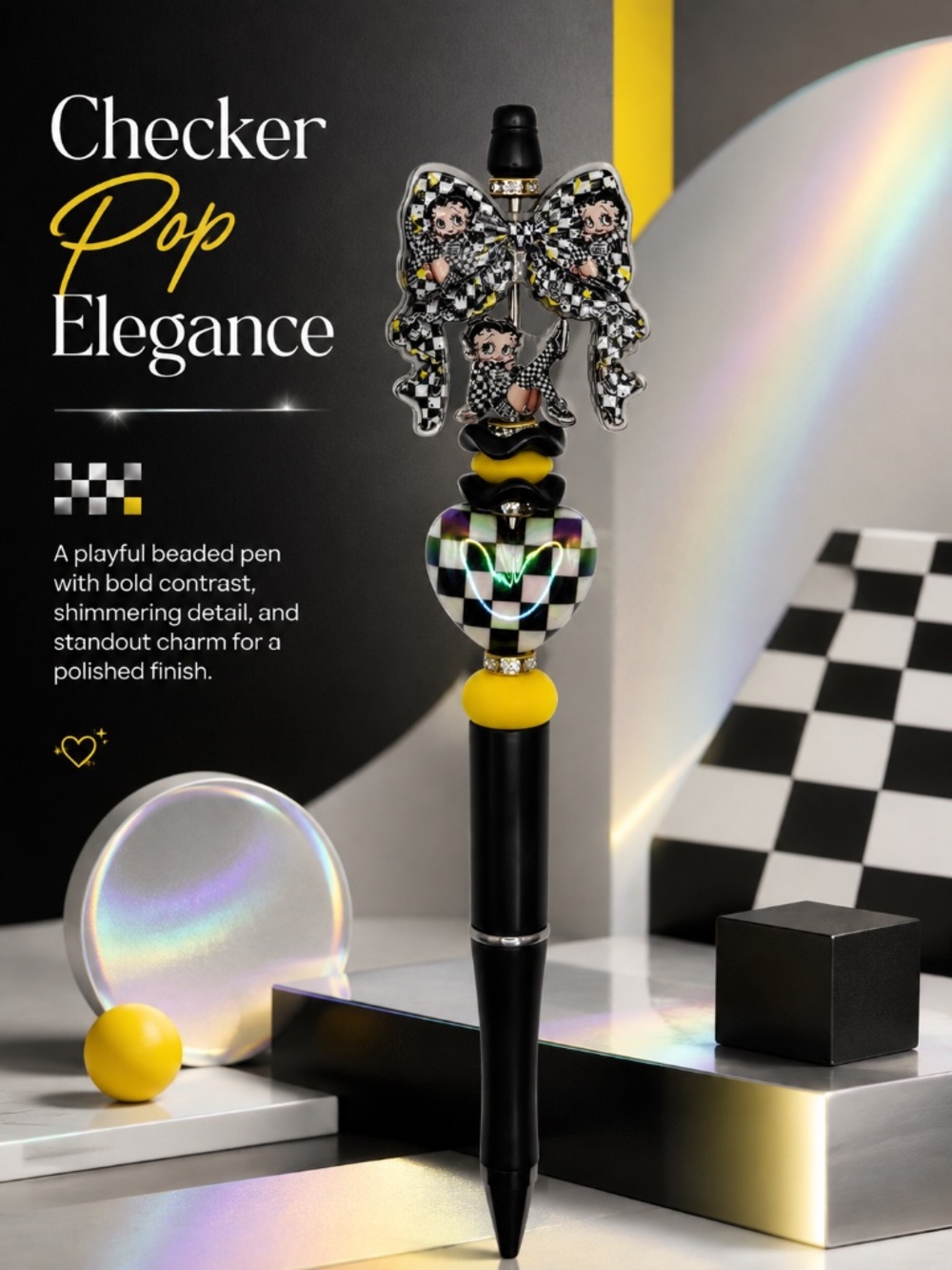 Checkered Radiance Pen